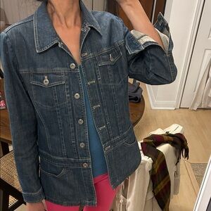 Vintage New Man Collection France Tailored Denim Long Jacket